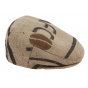 Beige Grappa Flat Cap Burlap - ReHats