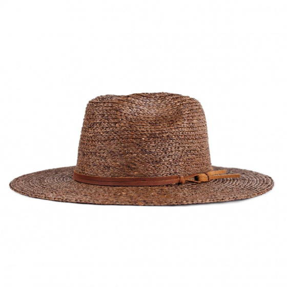 Simpson Straw Fedora Hat - BRIXTON