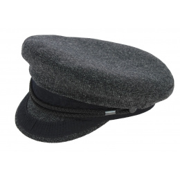 Grey Wool Camaret Sailor Cap - Mtm