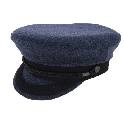 Camaret Wool Navy Cap Blue - Mtm Reference: 7175 | Chapellerie Traclet