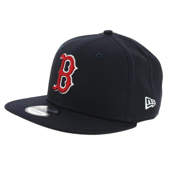 Boston Red Socks Cotton Navy Snapback Cap - New Era