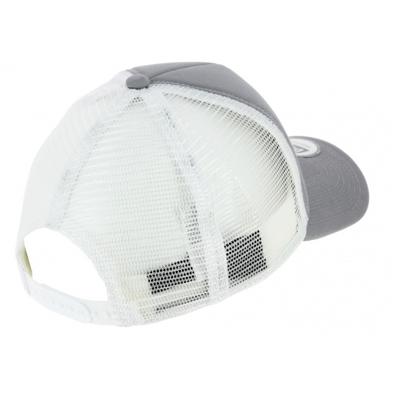 Casquette Trucker Clean Snapback Gris NY Coton - New Era