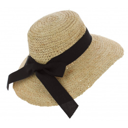 Natural Straw Legzira Wide-Brimmed Hat - Traclet