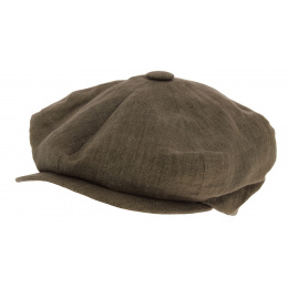 Wicklow Irish Linen Cap Brown - City Sport