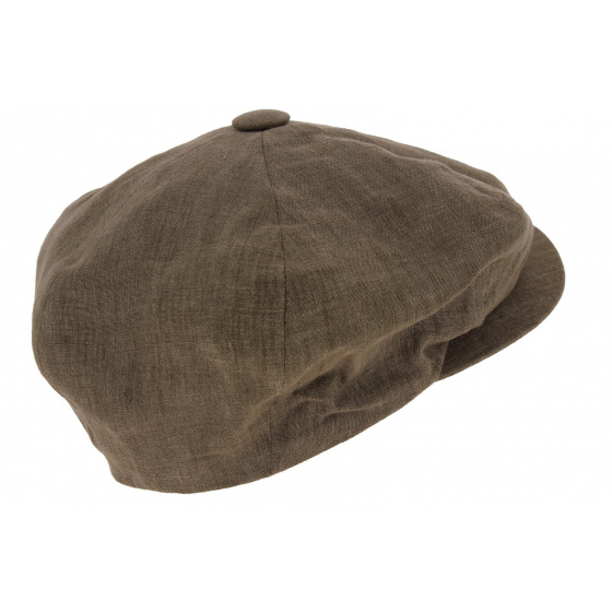 Wicklow Irish Linen Cap Brown - City Sport