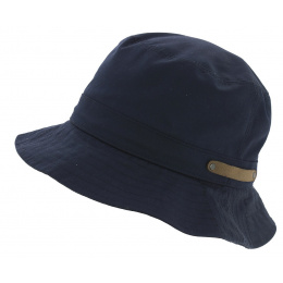 Waterproof Cotton Bohpal Bucket Hat in Navy - Seeberger