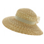Marzial Natural Straw Summer Capeline - Traclet