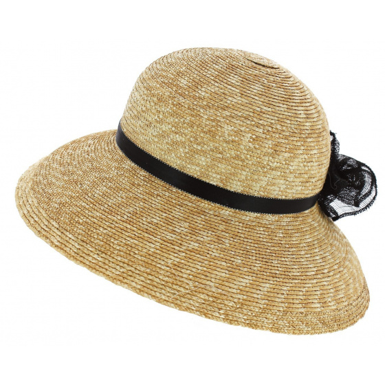 Marzial Summer Wide-Brimmed Hat Natural Straw - Traclet