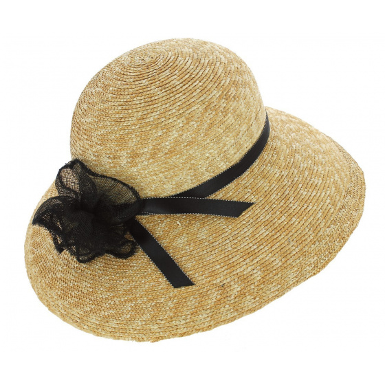 Marzial Summer Wide-Brimmed Hat Natural Straw - Traclet