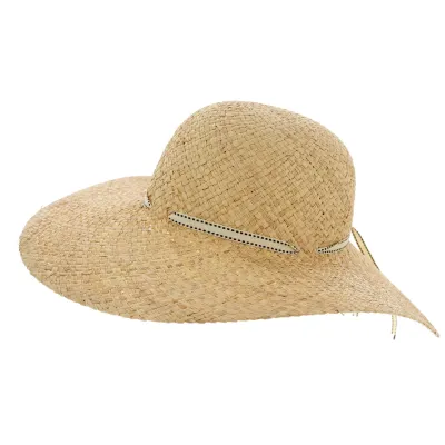 Margherita Natural Straw Summer Wide Brim Hat - Traclet Reference: 2178 | Traclet Hat Shop