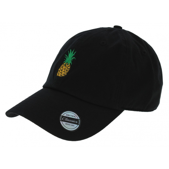 Pineapple Cotton Strapback Baseball Cap - Kbethos