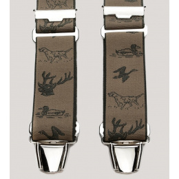 Beige Hunting Suspenders