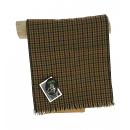 Checkered Wool Scarf - City Sport