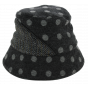 Anthracite Wool Tinker Bucket Hat with Fleece Lining - Mtm