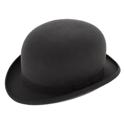 Chapeau Melon NewPort Feutre Poil Gris - Wegener Reference : 7511 | Chapellerie Traclet