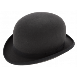 NewPort Melon Hat Grey Felt Hair - Wegener