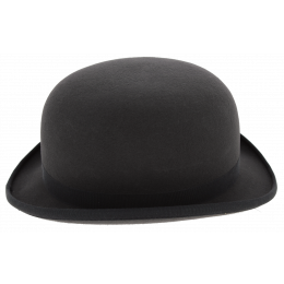 Newport Grey Fur Felt Bowler Hat - Guerra