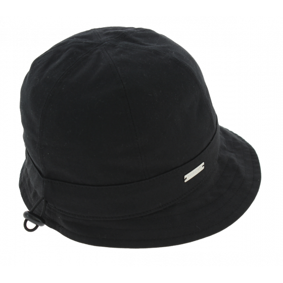 Serena Cotton Visor Cap Black - Seeberger