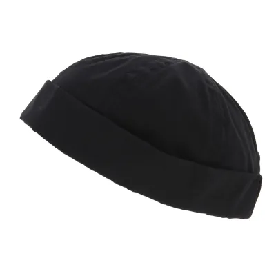 Bonnet Docker Rotterdam Imperméable Coton Noir - Traclet Reference : 650 | Chapellerie Traclet