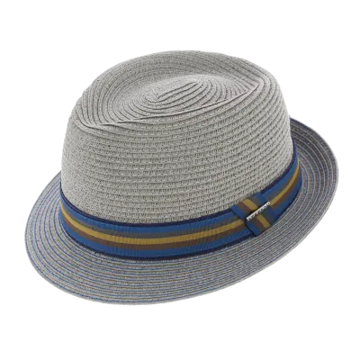 Stetson - Grey Munster Toyo Trilby Hat Reference: 6417 | Traclet Hatters
