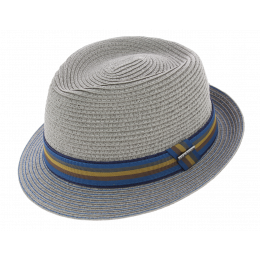 Stetson - Grey Munster Toyo Trilby Hat