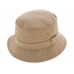 Essential Cotton Bucket Hat Beige - New Era 