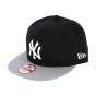 Snapback Block NY Cotton Two-Tone Cap - New Era