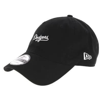 Casquette Strapback Dodgers LA Coton Noir - New Era Reference : 3590 | Chapellerie Traclet