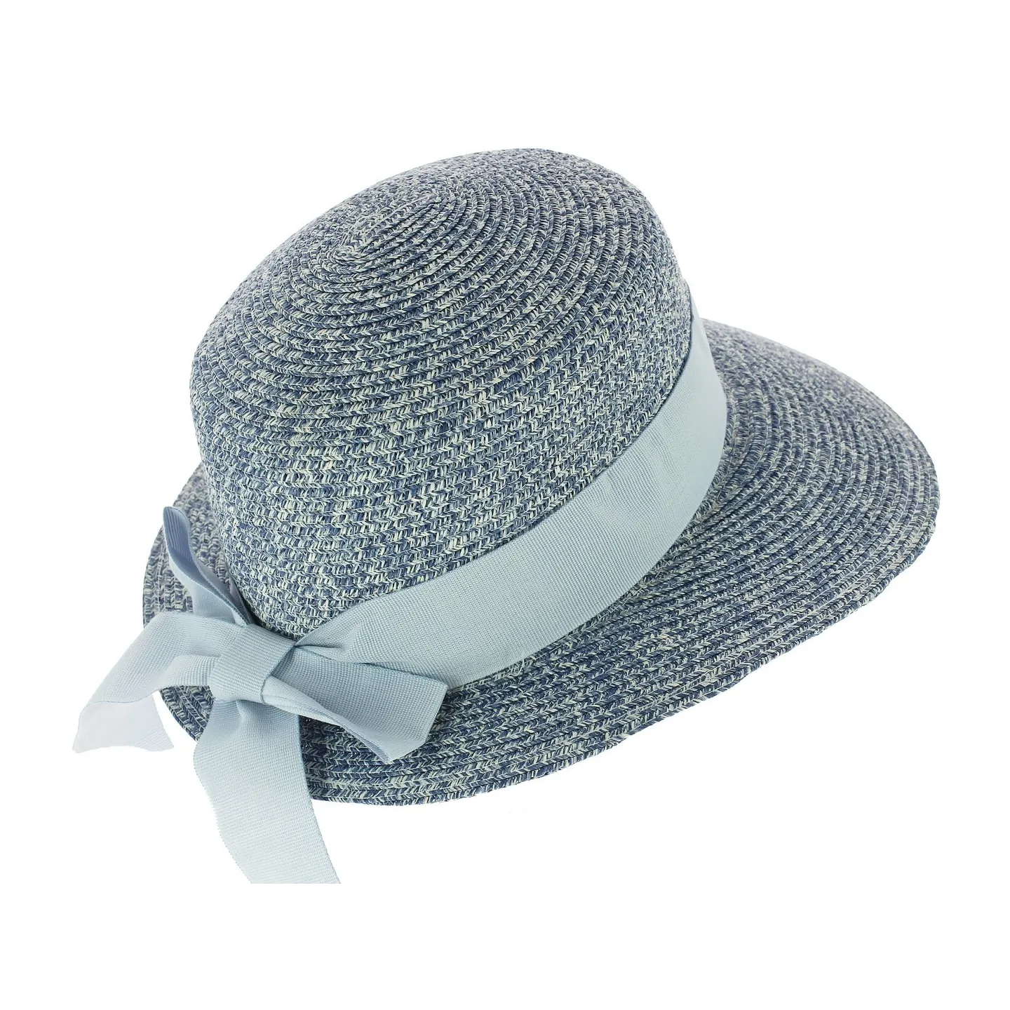 Tripoli Blue Paper Straw Cap - Marone Reference: 1398 | Chapellerie Traclet