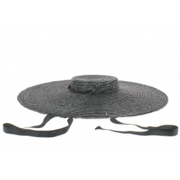 Children's black Provençal hat