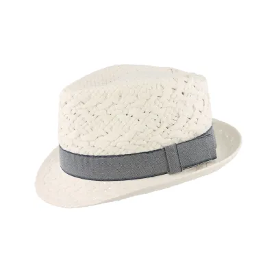 White Cliff Trilby Straw Hat Reference: 4755 | Traclet Hat Shop