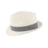 Chapeau Trilby Cliff Pain blanc Reference : 4755 | Chapellerie Traclet