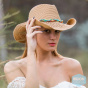 Annika Cowboy Hat Natural Fibers - Rigon Headwear