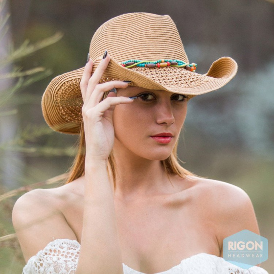 Chapeau Cowboy Annika Fibres Naturelles - Rigon Headwear