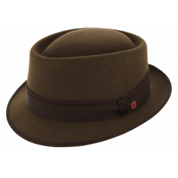 Trilby Rostock Wool Felt Hat Brown - Mayser