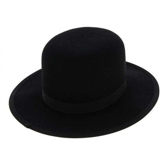 Chapeau MiddleWest Feutre Laine Noir - Traclet Chapeau MiddleWest Feutre Laine Noir - Traclet