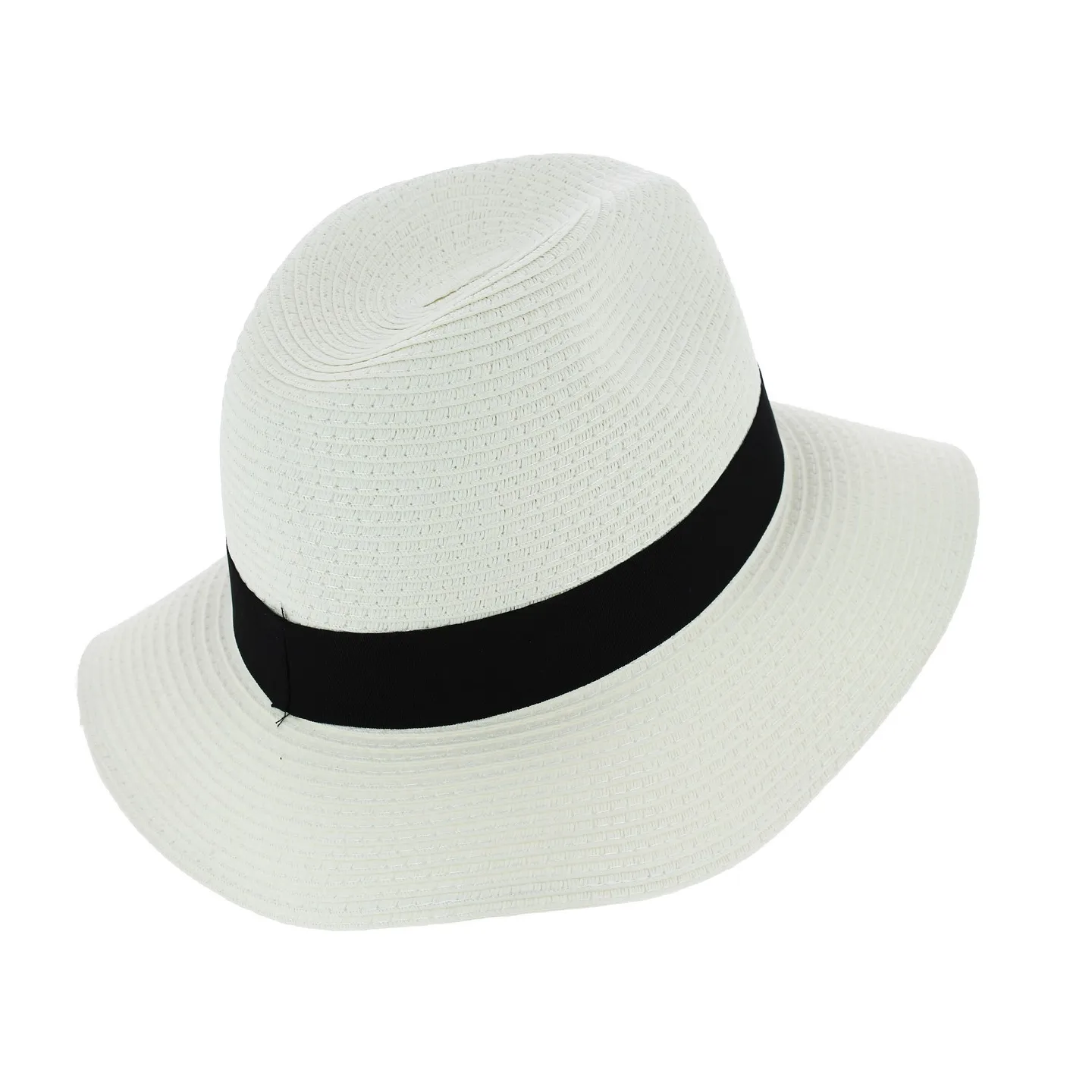 Chapeau Traveller Acapulco Paille Papier Blanc - Traclet Reference : 702 | Chapellerie Traclet