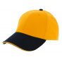 Liberty Sandwich Strapback Cap Yellow & Navy - Traclet