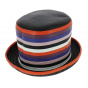 Multicolored Nappa Leather Top Hat - Traclet