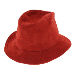 Traveller Renna Hat Red Leather - Traclet