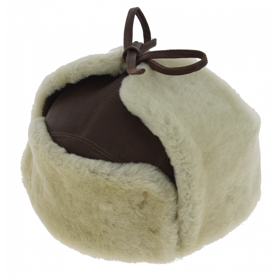 Chapka Leather & Sheepskin Andventurer Brown - Traclet