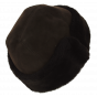 Brown Sheepskin Cossack Hat / Ushanka - Traclet
