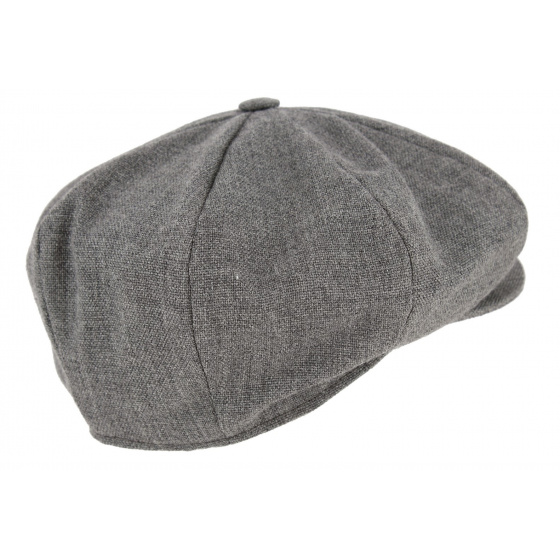 Irish Cap Kilkenny Virgin Wool Grey - Hanna Hats