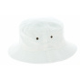 White Cotton Beachball Ros Bucket Hat - Traclet