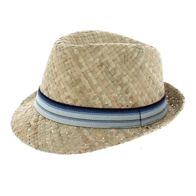 Kids Sky Blue Cliff Trilby Hat Reference: 4612 | Chapellerie Traclet