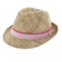 Trilby Cliff Pain Fushia hat 