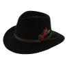 Chapeau Traveller Riverhat Feutre Laine Noir - Hatland Reference : 2997 | Chapellerie Traclet