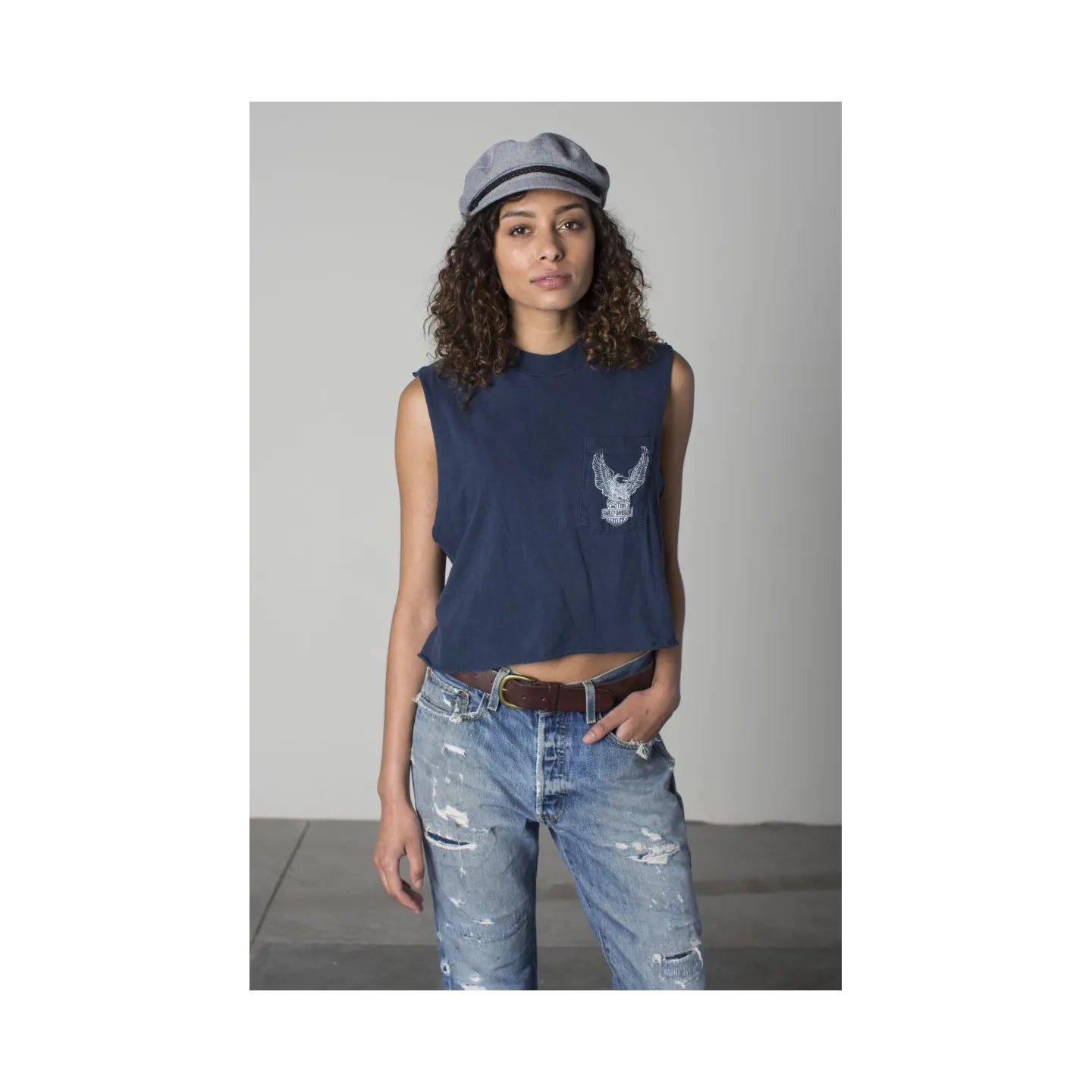 Casquette Marin Fiddler Grise - Brixton - Brixton Reference : 3926 | Chapellerie Traclet