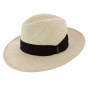 Fédora NewMan Panama Hat Natural - Borsalino