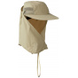 The Trek olive neck guard cap